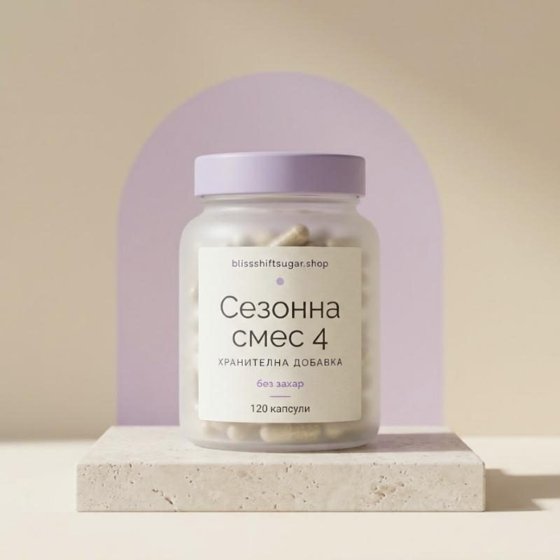 Снимка на буркан Сезонна смес 4 — 120 капсули
